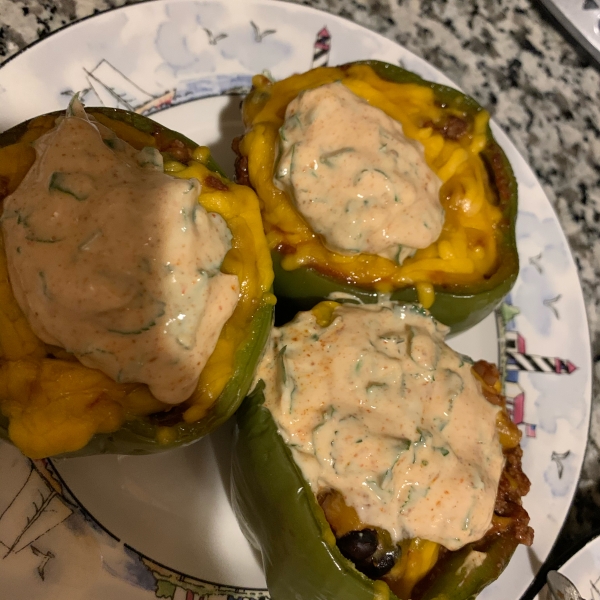 Southwestern Stuffed Bell Peppers (Low Carb)