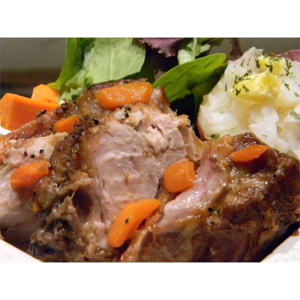 Slow Cooker Cider Pork Roast