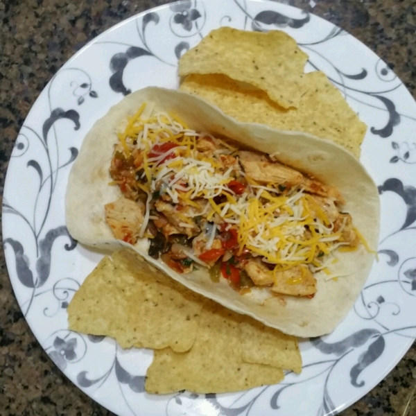 Chicken and Bacon Fajitas