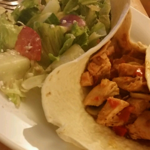 Chicken and Bacon Fajitas