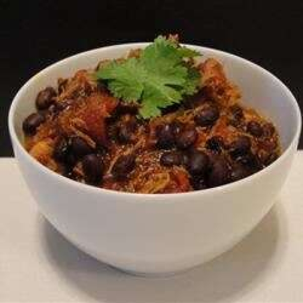 Grandma's Chicken and Black Bean Chili