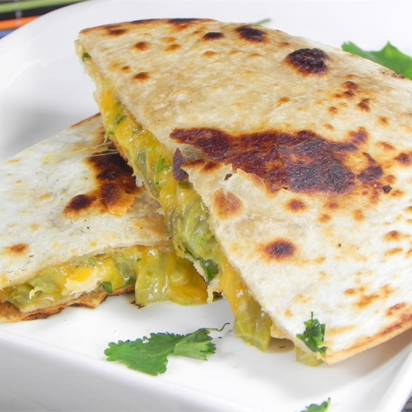 Tortillas with Cactus and Cheese