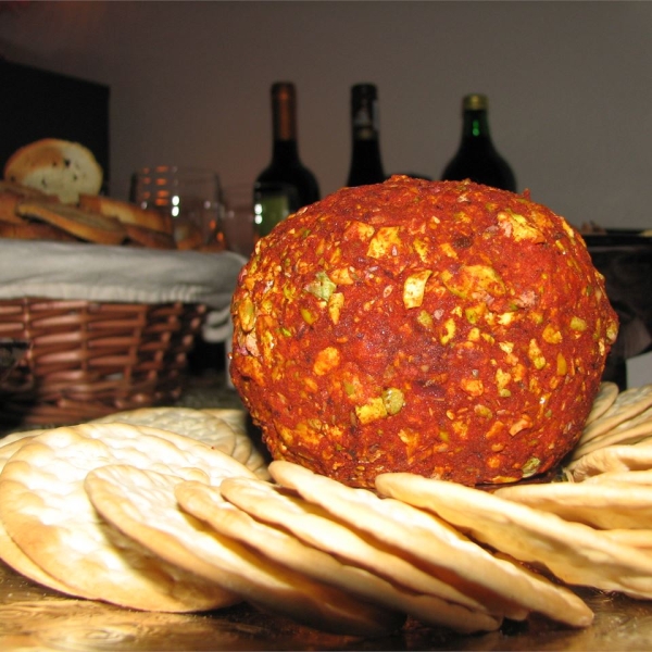 Fantastic Gorgonzola and White Wine Cheese Ball