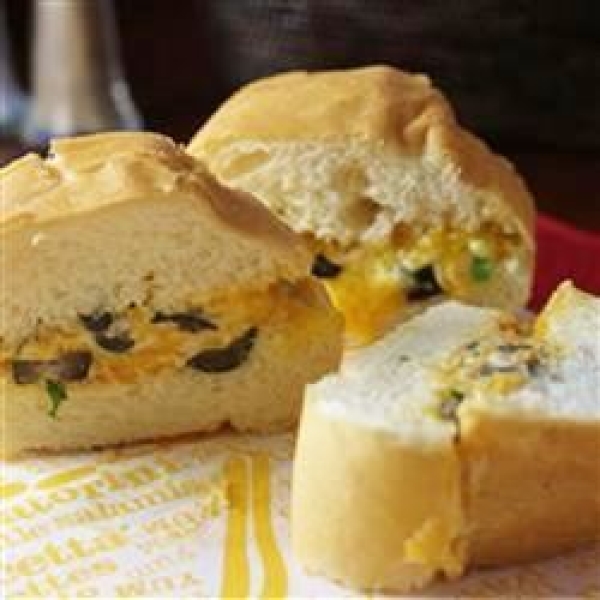 Hot Cheddar-Olive Bread