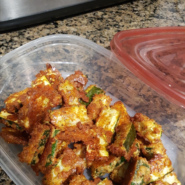 Quick and Easy Parmesan Zucchini Fries