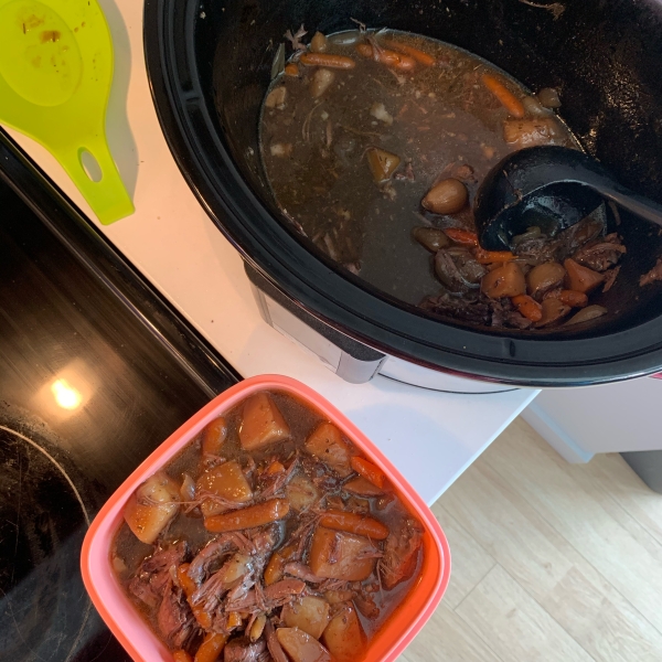 Slow Cooker Pot Roast with Malbec (Red Wine)