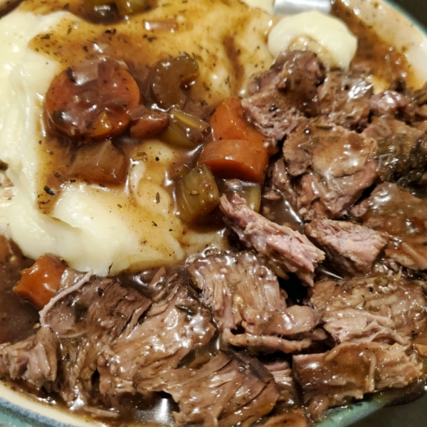 Slow Cooker Pot Roast with Malbec (Red Wine)