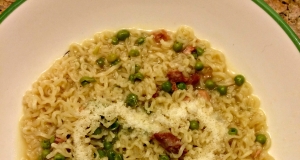 Pea and Pancetta Ramen 