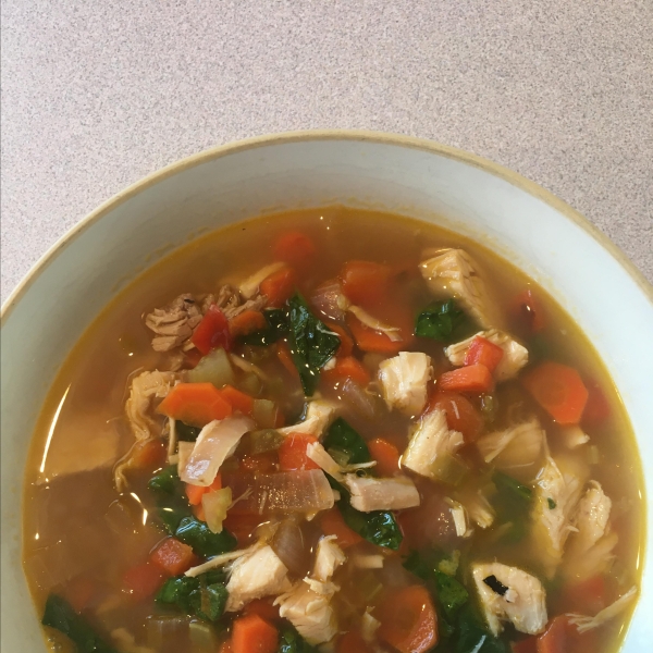 Lemon Turkey Soup