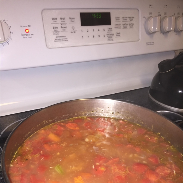 Lemon Turkey Soup