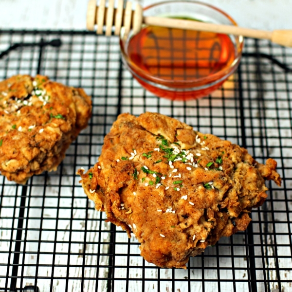 Juicy Honey Fried Chicken