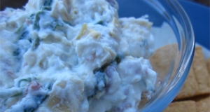 Super-Simple Bacon, Spinach, and Artichoke Dip