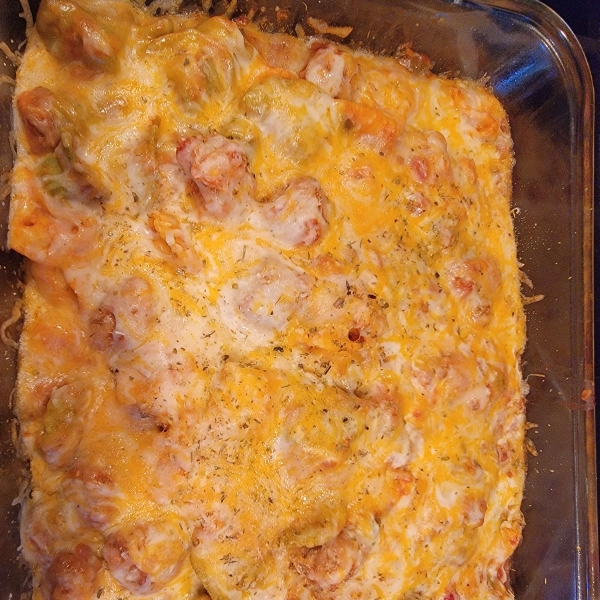 Italian Sausage Tortellini Bake