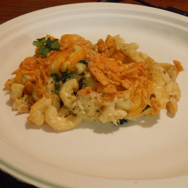 Leftover-Salmon Noodle Casserole