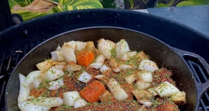 DJ's Outdoor Pork Loin with Veggies
