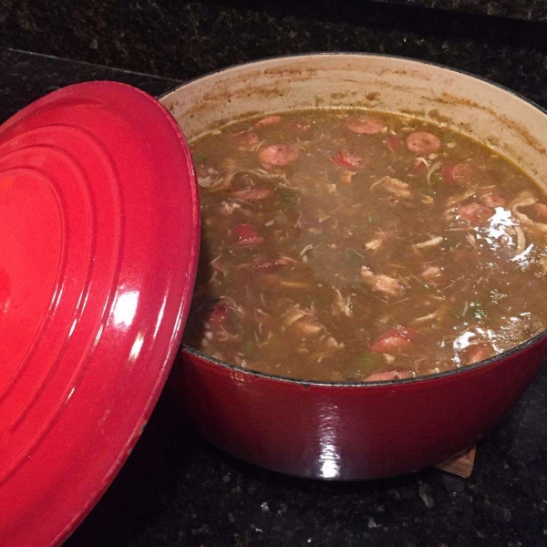 Dupre Family Chicken and Sausage Gumbo