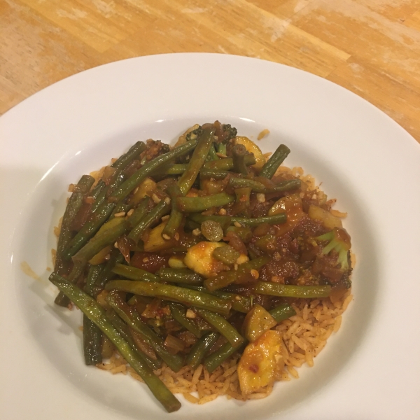 Stir-Fry Spicy Green Beans