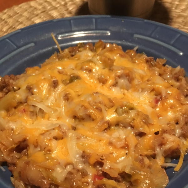 Cajun Cabbage with Rice