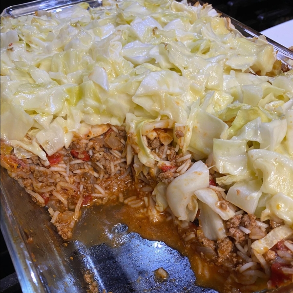 Cajun Cabbage with Rice