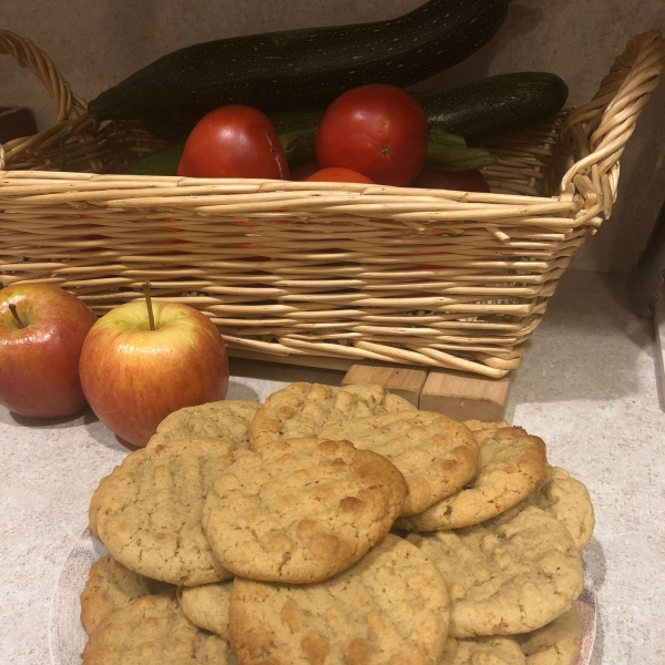 Peanut Butter and Bran Cookies