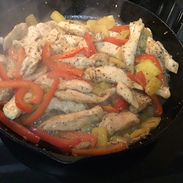 Chicken Pineapple Fajitas