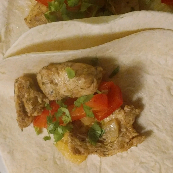 Chicken Pineapple Fajitas