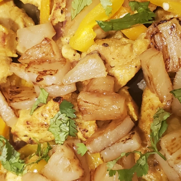 Chicken Pineapple Fajitas