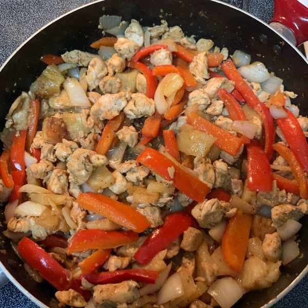 Chicken Pineapple Fajitas