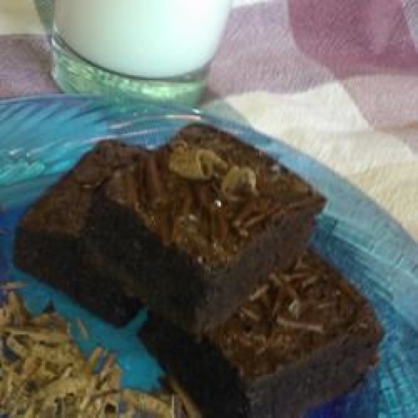 Brownies with Shiny, Crackly Tops