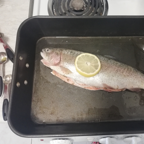 Baked Fresh Rainbow Trout