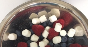 Patriotic Red, White, and Blue Fruit Salad