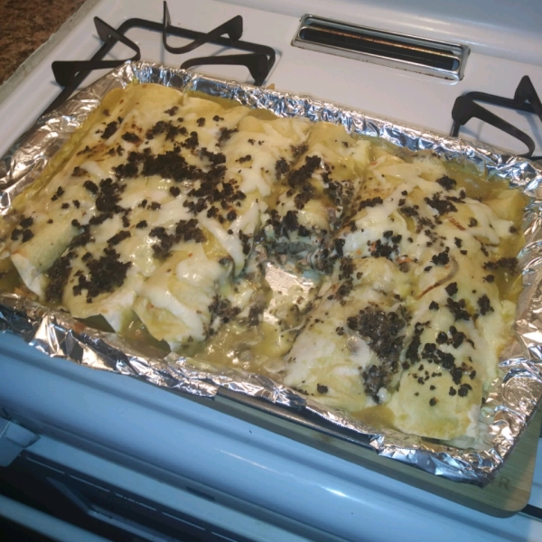 Cream Cheese Chicken Enchiladas