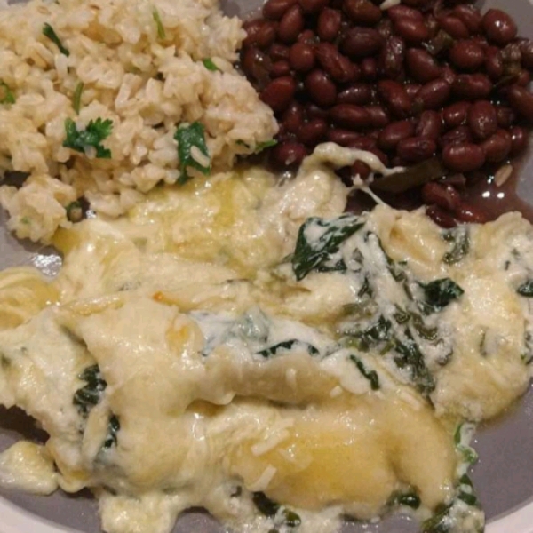 Spinach Enchiladas