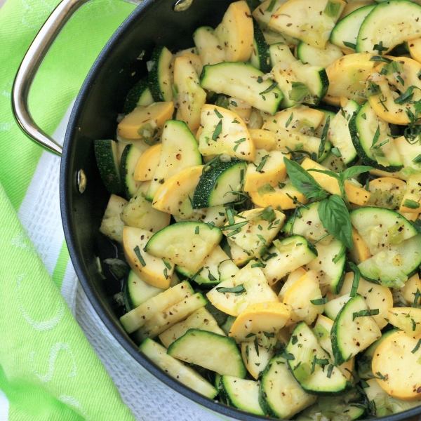 Sauteed Summer Squash Side Dish