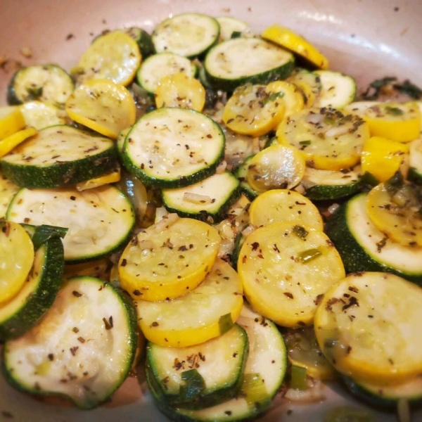 Sauteed Summer Squash Side Dish