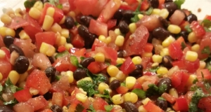 Zesty Black Bean and Corn Salsa