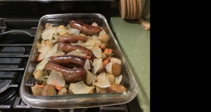 Sheet Pan Dinner with Sausage and Vegetables