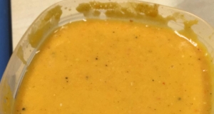 Butternut Squash-Sweet Potato Ginger Bisque