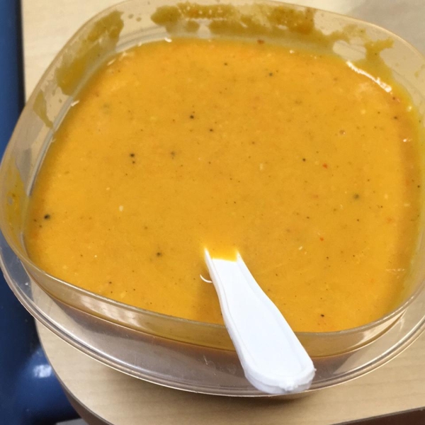 Butternut Squash-Sweet Potato Ginger Bisque