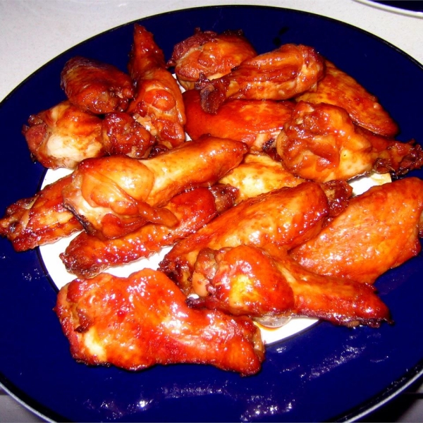 Sweet and Gooey Chicken Wings