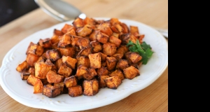 Sweet and Spicy Air Fried Sweet Potatoes