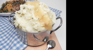 Mashed Potatoes with Herb Butter