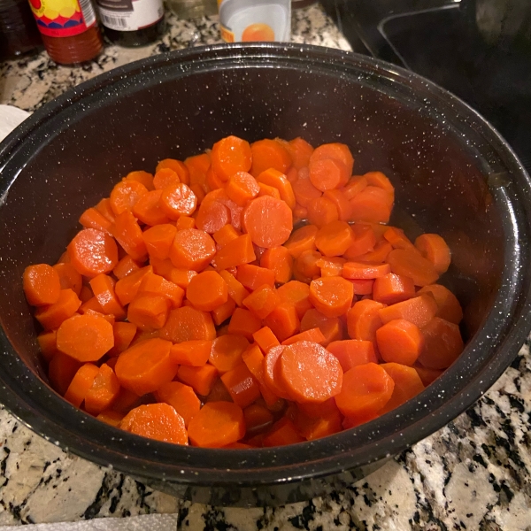 Bourbon Glazed Carrots