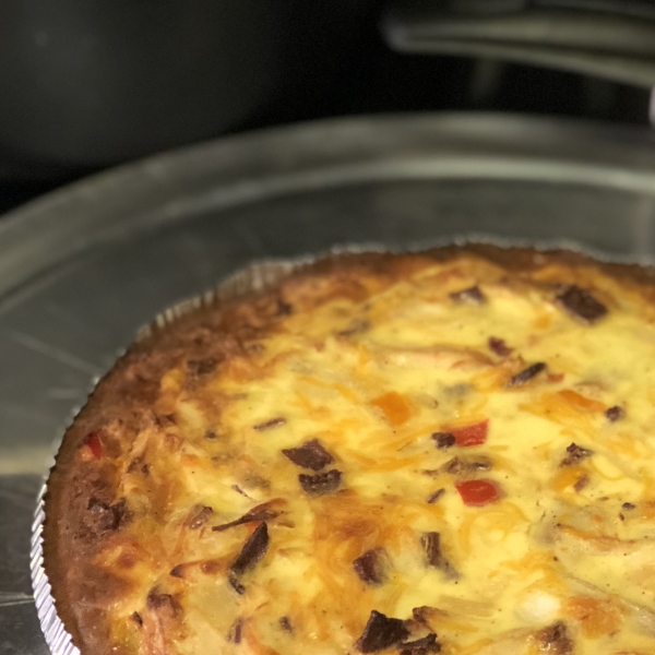 Sour Cream Chicken Quiche