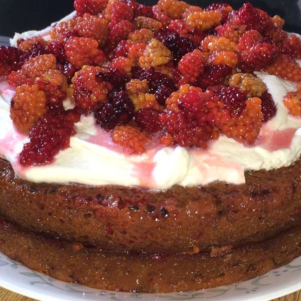 Salmonberry Cake