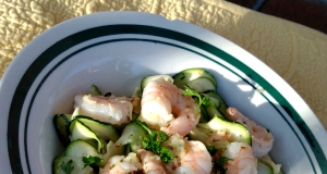 Healthy Shrimp Scampi with Zoodles