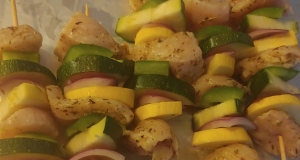 Chicken Kabobs Mexicana