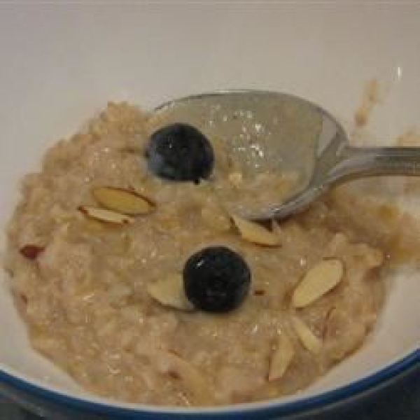 Rice and Raisin Breakfast Pudding