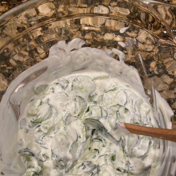 Omi's Cucumber Salad