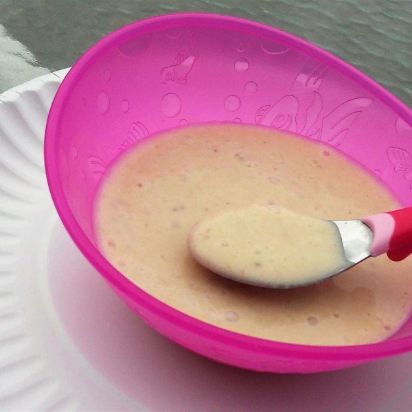 Creamed Banana Baby Food